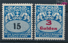 Danzig P38-P39 (kompl.Ausg.) Mit Falz 1927 Portomarke (10339309 - Postage Due