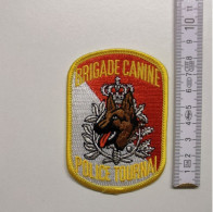 ECUSSON POLICE GENDARMERIE PATCH BADGE CANINE K9 -BRIGADE CANINE POLICE TOURNAI - Policia