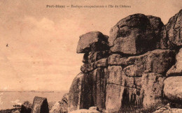 CPA 22 - PORT-BLANC (Côtes D'Armor) - Rochers Encapuchonnés à L'île Du Château - Penvénan