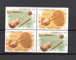 Azerbaijan 2014 Set Music/CEPT Stamps (Michel 1038/39 Do/Du) MNH - Azerbaïjan