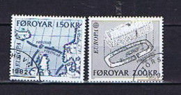 Färöer Europa Cept 1982: Michel 70-71 Used, Gestempelt - 1982