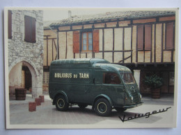 CASTELNAU DE MONTMIRAIL LE VOLTIGEUR VEHICULE RENOVE PAR DEUX CHAUFFEURS DE LA BIBLIOTHEQUE DEPARTEMENTALES DU TARN 1995 - Castelnau De Montmirail