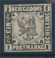 Bergedorf 2ND Neu- Bzw. Nachdruck Ungebraucht 1887 Wappen (10335563 - Bergedorf