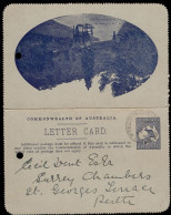 AUSTRALIA(1914) Mt. Lofty Ranges, SA. Illustrated Lettercard (used). LC14-84D. - Postal Stationery