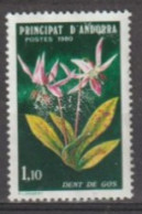 ANDORRE - Flore - Fleur D'Andorre : Dent De Chien  (Erythronium Dens-canis) - Famille Des Liliaceae - Used Stamps