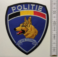 ECUSSON POLICE GENDARMERIE PATCH BADGE CANINE K9 -POLITIE CAVE CANEM - Police & Gendarmerie