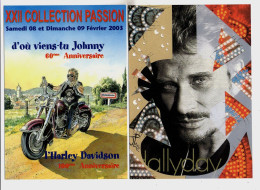 Lot De 16 Cartes Postales De Salon De Collection D'ou Viens-tu Johnny Ref155 - 5 - 99 Postcards