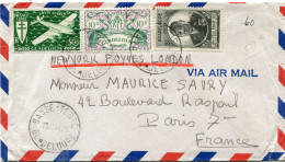 GUADELOUPE LETTRE PAR AVION DEPART BASSE-TERRE 29 JAN 46 GUADELOUPE POUR LA FRANCE - Brieven En Documenten