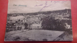 FES  MAROCCO CACHET TRESOR  POSTE  1911  CORPS DE DEBARQUEMENT CASABLANCA CMDT RUEF - Fez