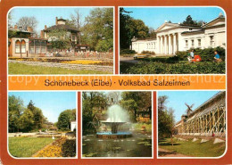 72872510 Bad Salzelmen HO Gaststaette Kurpark Lindenbad Schwanenteich Brunnen Gr - Schönebeck (Elbe)