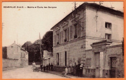 95 - B34344CPA - EZANVILLE - Mairie Et Ecole Des Garçons - Très Bon état - VAL-D'OISE - Ezanville