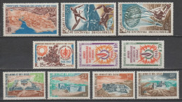 AFARS ET ISSAS - 1968 - ANNEE COMPLETE AVEC POSTE AERIENNE YVERT N°336/342 + A57/59 ** MNH - COTE = 74.5 EUR. - Nuevos