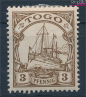 Togo (Dt. Kolonie) 7 Mit Falz 1900 Schiff Kaiseryacht Hohenzollern (10335532 - Togo