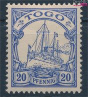 Togo (Dt. Kolonie) 10 Mit Falz 1900 Schiff Kaiseryacht Hohenzollern (10335530 - Togo