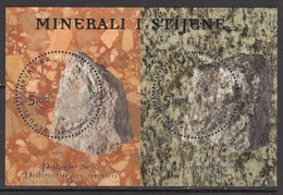 2012 Croatia Minerals Souvenir Sheet MNH - Minerals