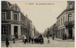 16 - LIEVIN - Rue Jean Baptiste Defernez (2) (superbe Animation) - Paiement Par MANGOPAY - Lievin
