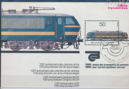 Belgien Block55 (kompl.Ausg.) Gestempelt 1985 Elektrolokomotive (10341923 - Usados