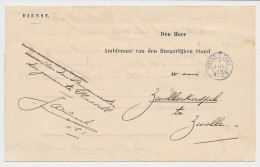 Kleinrondstempel Postkantoor Hasselt (OV:) 1909 - Unclassified