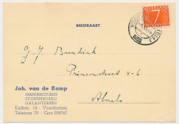 Firma Briefkaart Voorthuizen 1955 - Manufacturen - Stoffeerderij - Unclassified