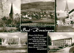 72871277 Bad Krozingen Hauptstrasse Katholische Evangelische Kirche  Bad Krozing - Bad Krozingen