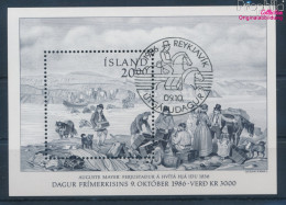 Island Block7 (kompl.Ausg.) Gestempelt 1986 Tag Der Briefmarke (10293457 - Usados