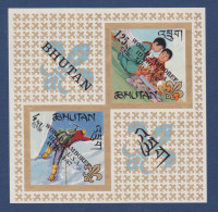 BHOUTAN BLOC N°    8 ** MNH Neuf Sans Charnière, TB (CLR261) Jamboree Mondial D'Idaho - 1967 - Bhoutan