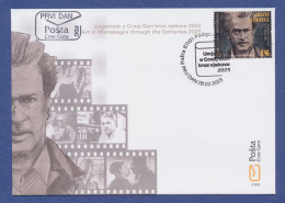 MONTENEGRO FDC Zdravko Velimirović.  Réalisareur Et Scénariste Yougoslave. Cinéma, Film, Movie. - Cinema