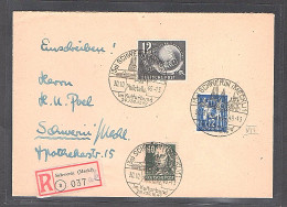 DDR. FDC. Mi.-Nr. 245  + 243 VII Gelaufen Als R-Ortsbrief, Sign. Mayer - Otros & Sin Clasificación