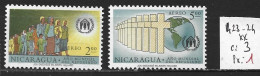 NICARAGUA PA 423-24 ** Côte 3 € - Nicaragua