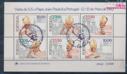 Portugal Block36 (kompl.Ausg.) Gestempelt 1982 Pabstbesuch (10341842 - Used Stamps