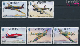 GB - Jersey 524-528 (kompl.Ausg.) Postfrisch 1990 Flugzeuge (10285564 - Jersey