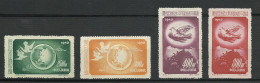 Chine China 1952 Yvert 959/962 ** Conférence De La Paix Pour L'Asie Et Le Pacifique Ref C18 - Neufs