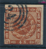 Dänemark 7a Gestempelt 1858 Kroninsignien (10293444 - Used Stamps