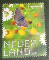 Nederland - NVPH - Xxxx - 2021 - Gebruikt - Used - Beleef De Natuur - Bruine Vuurvlinder - Usati