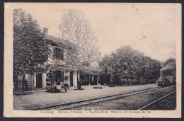 SERBIA ,  BEOGRAD , TOPCIDER  ,  RAILWAY  STATION  ,  OLD  POSTCARD - Serbie