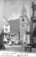 CHUR ►Protestantische Kirche Mit Marktbetrieb Anno 1908 - Chur