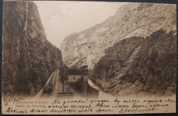 1905 Sicevac Gorge In Serbia Railway Track With Fanicular I- VF 307 - Funicular Railway