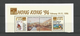 Gambia 1994 Hong Kong Exhibition Strip  Y.T. 1581/1582 ** - Gambie (1965-...)