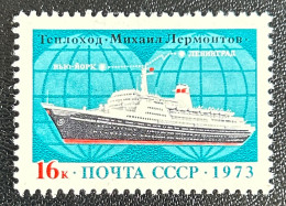 RUSSU3937MNH - International Transatlantic Line - Leningrad-New York - 16 K MNH Stamp - USSR - 1973 - Neufs