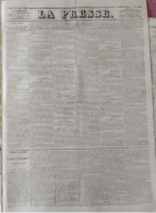 Journal LA PRESSE Du 16 Mars 1848 - GOUVERNEMENT PROVISOIRE - LA CIRCULAIRE DE M LEDRU ROLLIN ET LES ELECTIONS - 1800 - 1849