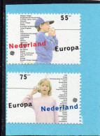 1989 NEDERLAND Mi N° 1364/1365 : ** - MNH - NEUF - POSTFRISCH - POSTFRIS - 1989