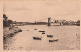 56 LANESTER.  LORIENT   Le Pont Saint-Christophe Sur Le Scorff.  Vue De La Rive Lanesterienne      TB   PLAN  1933  RARE - Lanester