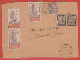 GABON LETTRE TAXEE DE 1910 DE LIBREVILLE - Briefe U. Dokumente