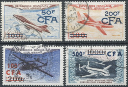 Réunion Poste Aérienne N°52 à 55 - Oblitérés - (F1591) - Aéreo