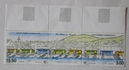 SPM 2000  Triptyque Les Salines En Novembre Patrimoine Naturel   YT 723/724    Neuf Avec Imperfection - Unused Stamps