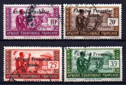 A E F - 1941 - Tb Antérieurs Surch   - N° 160/162/163/164  - Oblit - Used - Gebraucht