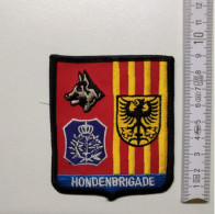 ECUSSON POLICE GENDARMERIE PATCH BADGE CANINE K9 - HONDENBRIGADE - Politie & Rijkswacht