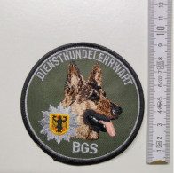 ECUSSON POLICE GENDARMERIE PATCH BADGE CANINE K9 - DIENSTHUNDELEHRWART BGS - Politie & Rijkswacht