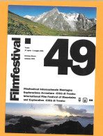 Cartolina Ufficiale TRENTO 49°FILM FESTIVAL MONTAGNA Con Annullo Speciale Trento 29/4/2001 - Climbing