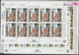 GB - Jersey 405Klb-407Klb Kleinbogen (kompl.Ausg.) Postfrisch 1987 Europa (10331529 - Jersey